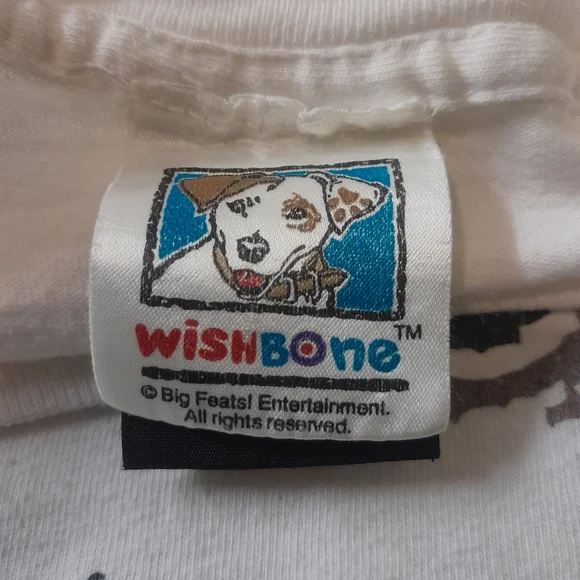 Rare Vintage 90’s Wishbone Dog Literature PBS TV Show T Shirt Size XLPOLYGRAM